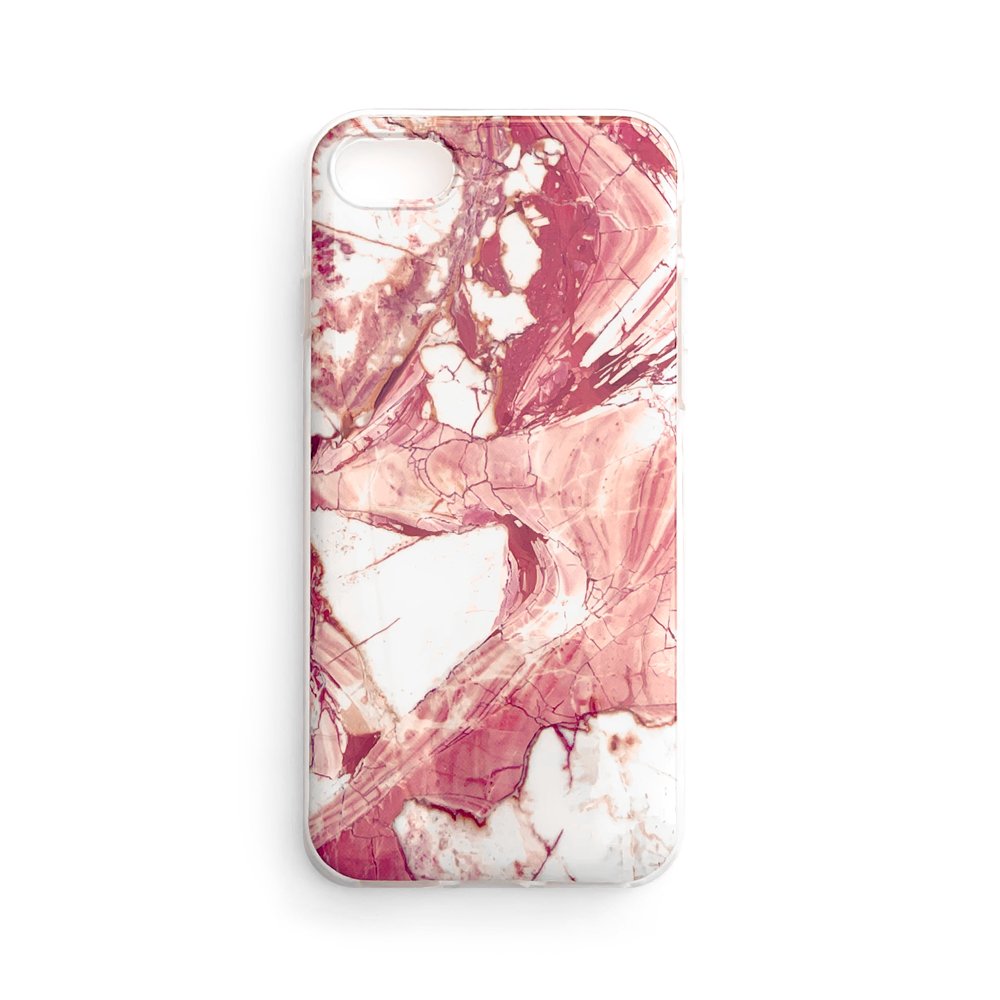 Capa de gel de mármore Wozinsky para Xiaomi Mi 10T Pro / Mi 10T rosa