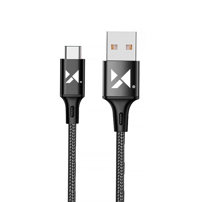 Wozinsky cabo USB - USB Tipo C 2,4A 2m preto (WUC-C2B)