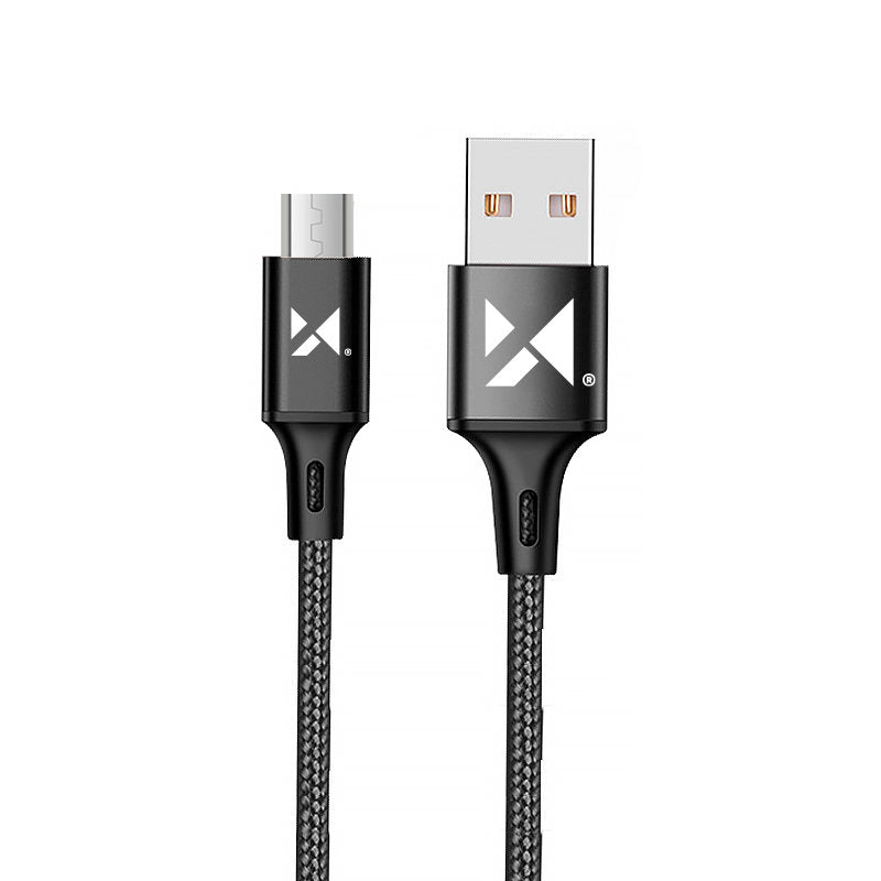 Wozinsky cabo USB - microUSB 2,4A 1m preto (WUC-M1B)