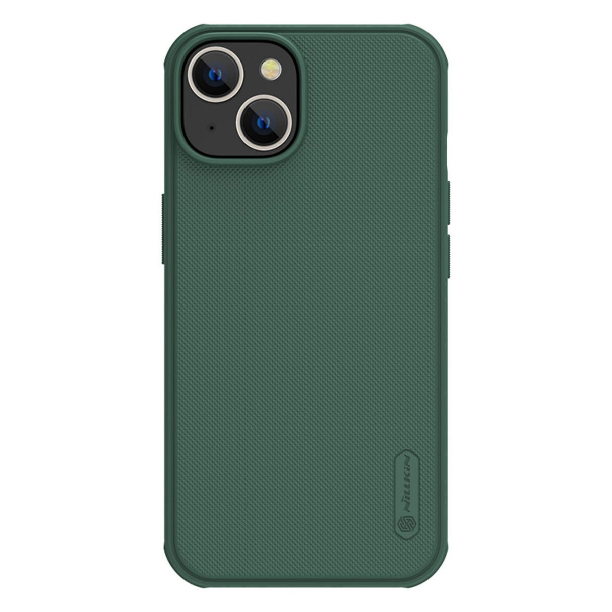 Capa Nillkin Super Frosted Shield Pro para iPhone 14 Plus, capa traseira verde.