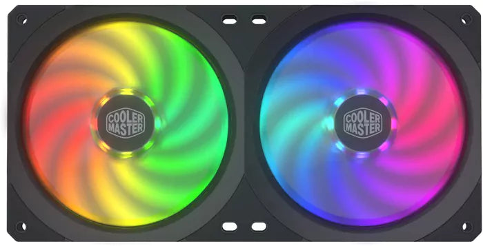 Cooler Master Dual SF240R ARGB 240x120mm Black – MFX-B2D2-18NPA-R1