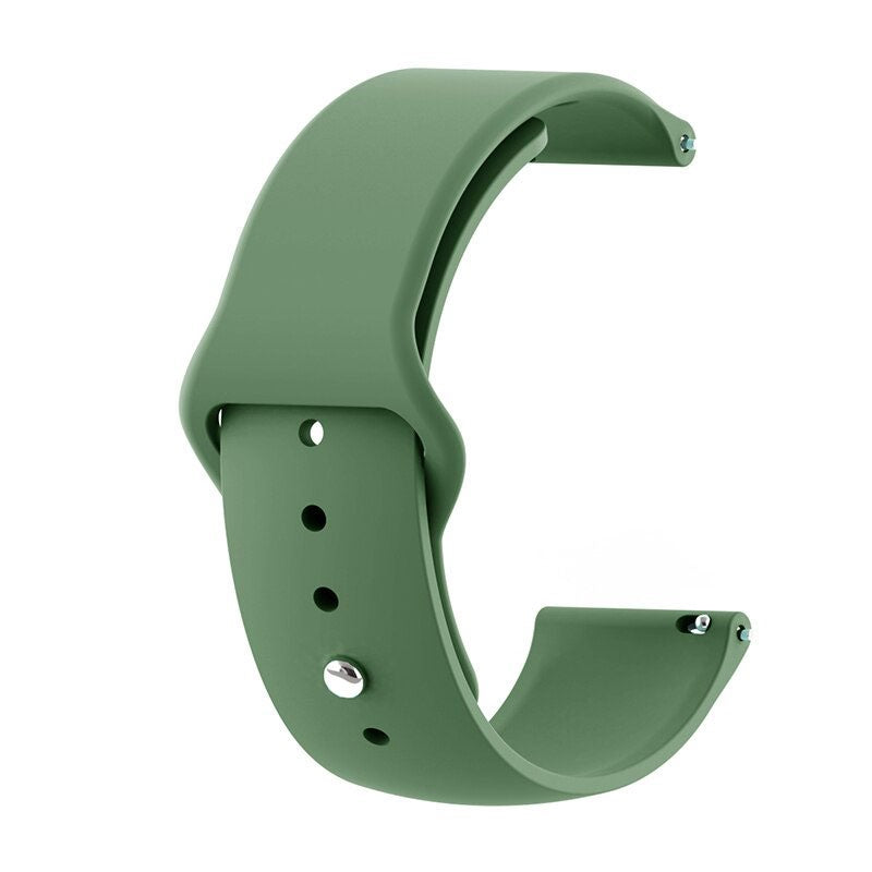 Bracelete de Relógio Universal para 22mm AMAZFIT de Silicone - Verde