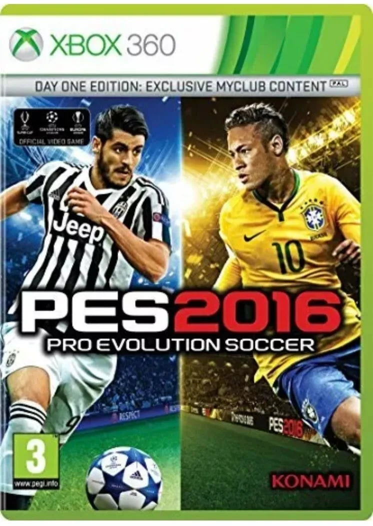 Jogo Pro Evolution Soccer 2016 Xbox 360 - SEGUNDA MÃO