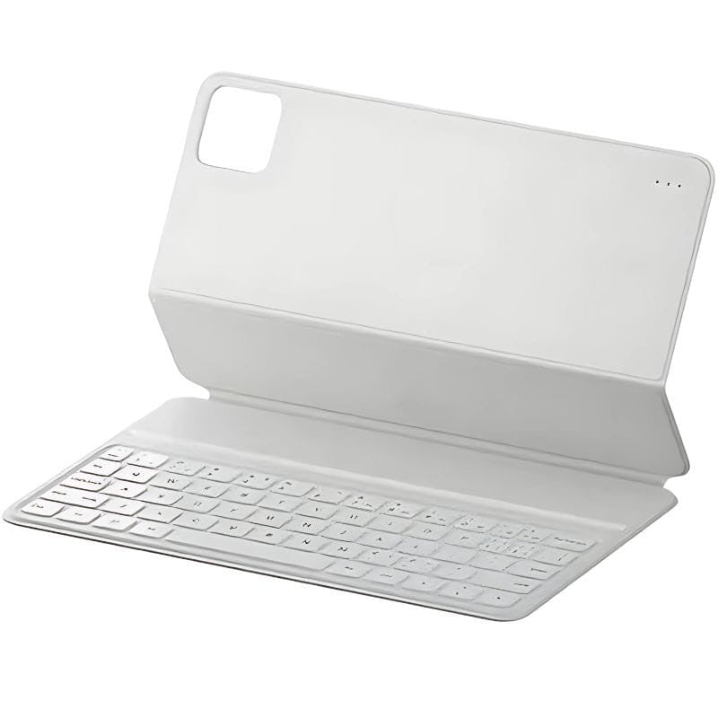 Capa Inteligente com Teclado para Xiaomi Pad 6 – Branco