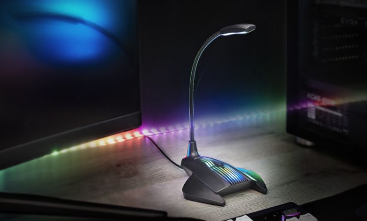 Mars Microfone Gaming MMIC RGB USB - MMIC
