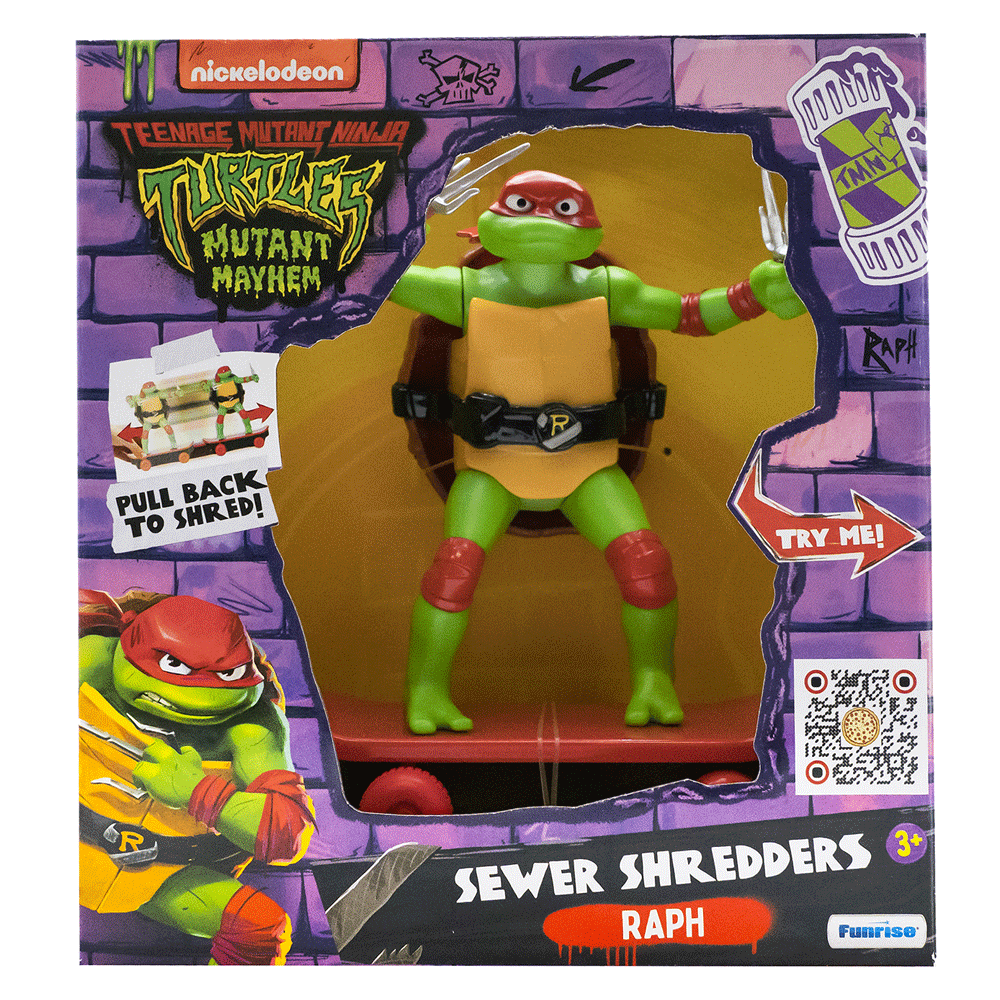 Tartarugas Ninja: Caos Mutante - Figuras com Skate (Envio Atéatório)