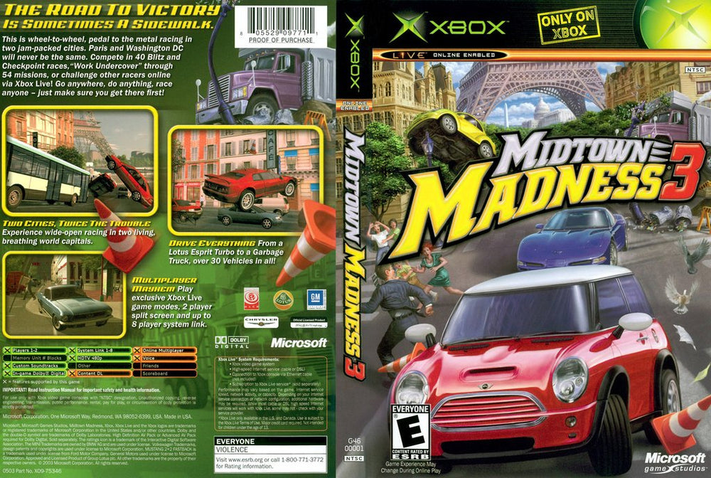 Midtown Madness 3 - Xbox (GRADE B)