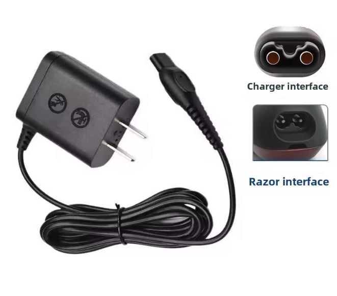 Cabo Carregador Plug US de 15V para Barbeador Elétrico Philips Multi4you