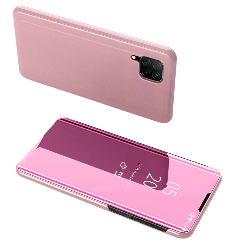 Capa Clear View Rosa para Huawei P40 Lite