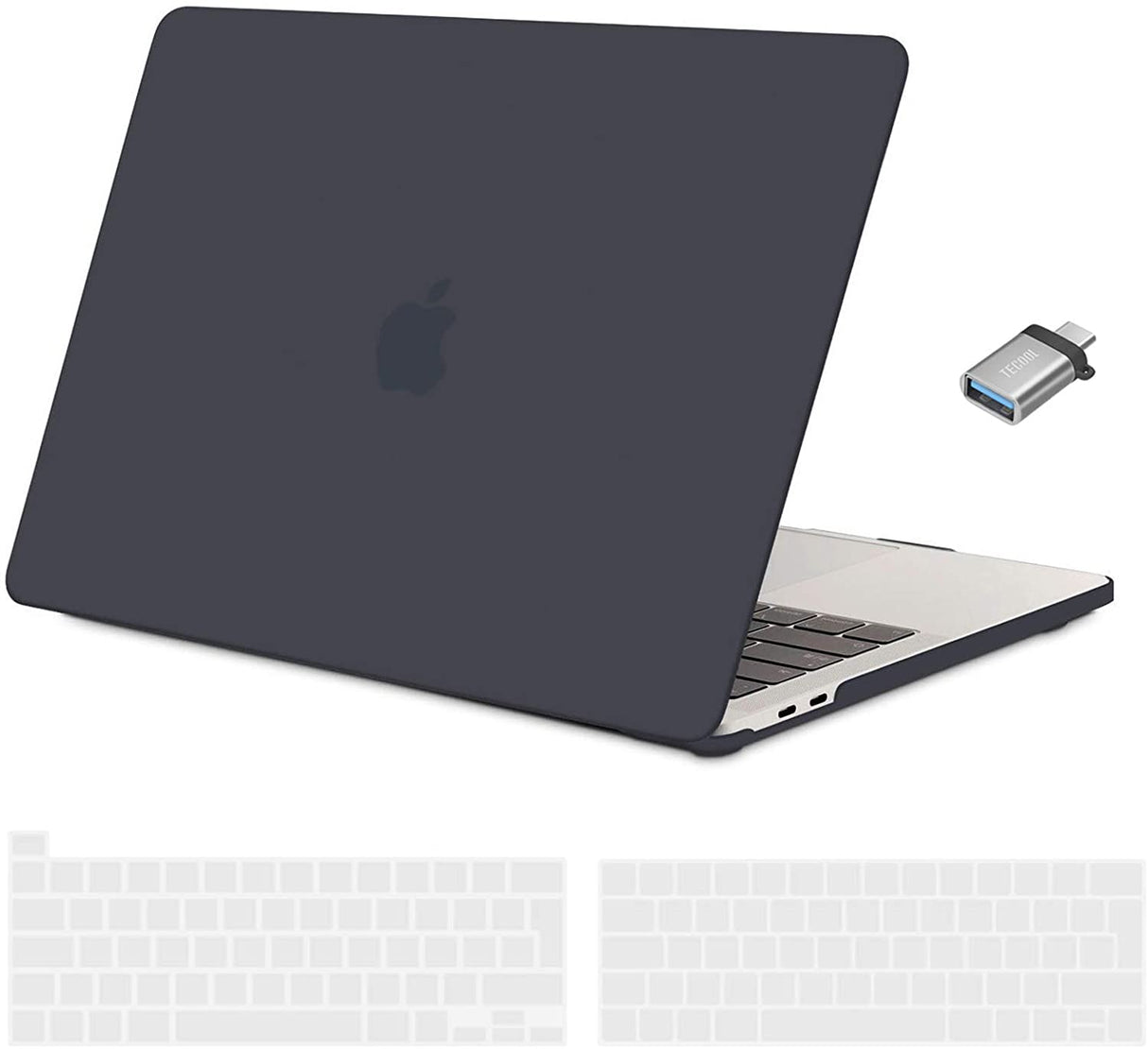 Capa para MacBook Pro 13" com Protetor de Teclado + Adaptador USB-C