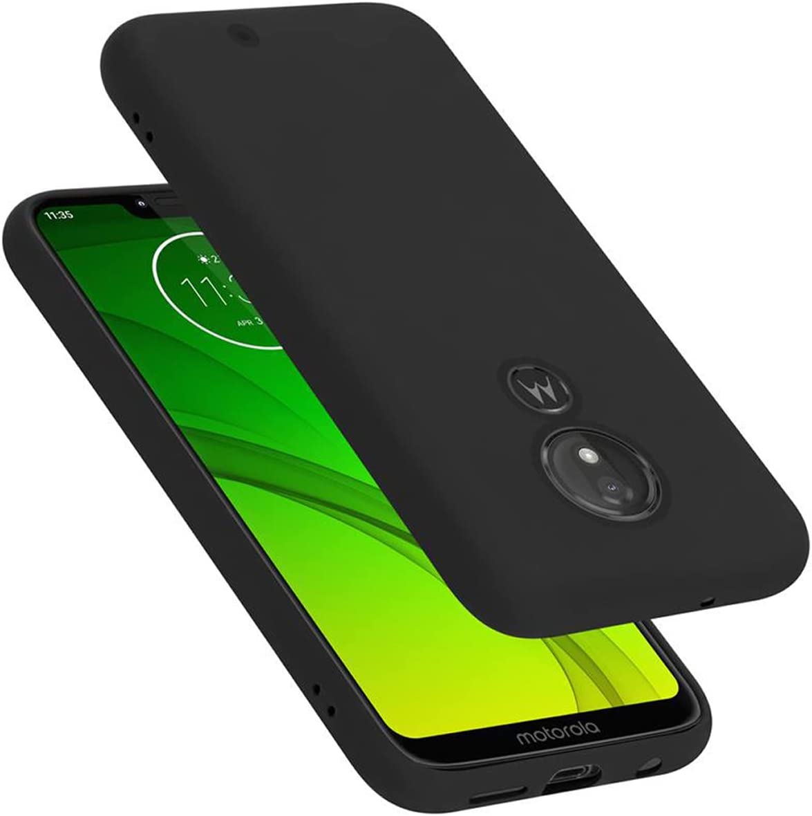 Capa Gel Silicone TPU Preto para Moto G7 / Moto G7 Plus