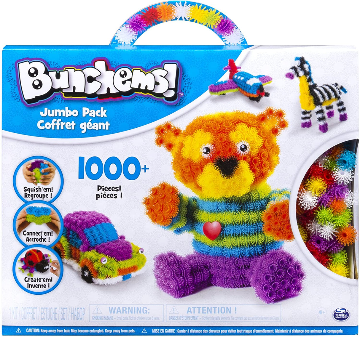 Mega Pack  Bunchems 1000 Peças