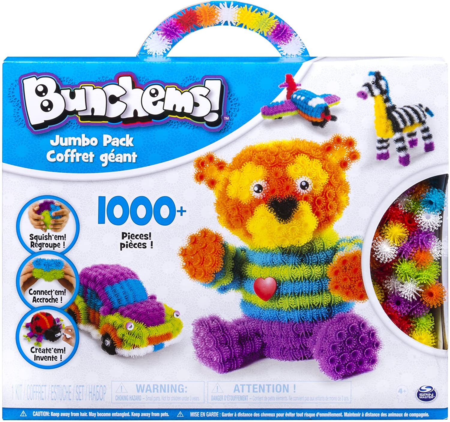 Mega Pack  Bunchems 1000 Peças