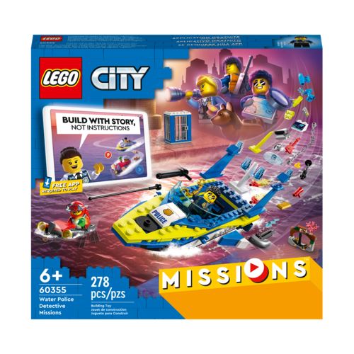 LEGO City Missions 60355 Missões de Investigação da Polícia Marítima