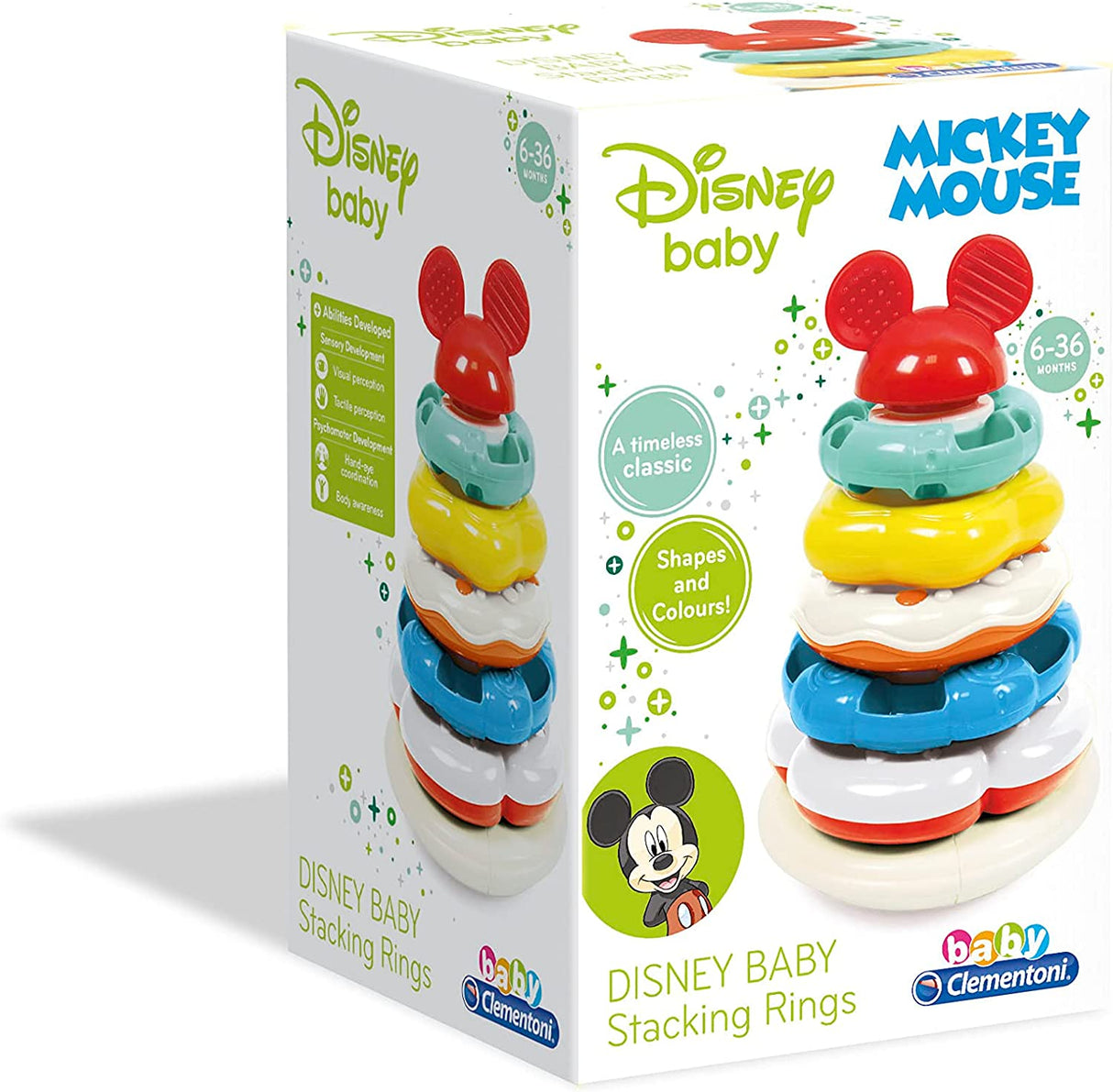 Clementoni Baby Mickey Pirâmide de Argolas