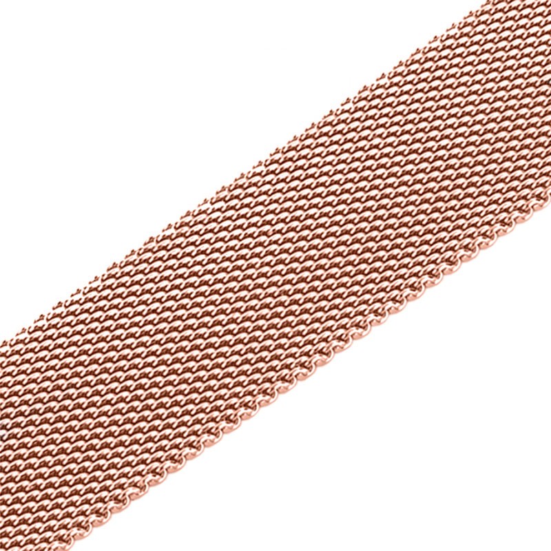 Pulseira Milanesa Apple Watch 38/40mm - compatível com Apple Watch 3/4/5/6/SE (Rosa)