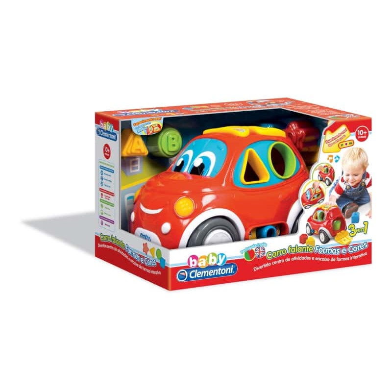Clementoni Carrinho de Formas Falante