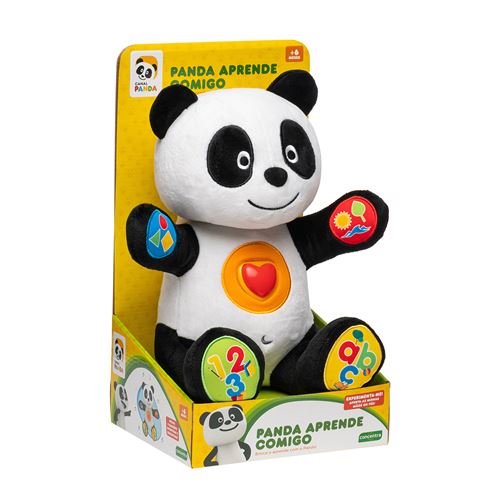 Panda Peluche Aprende Comigo