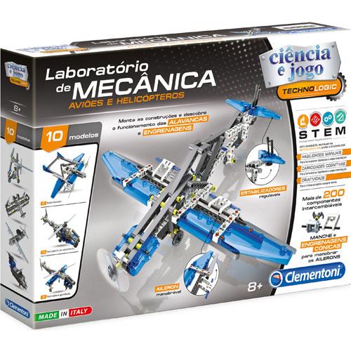 Clementoni Laboratório de Mecânica Aviões e Helicópteros