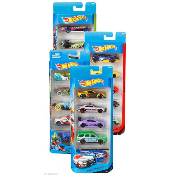 Hot Wheels 5 Veiculos Sortidos