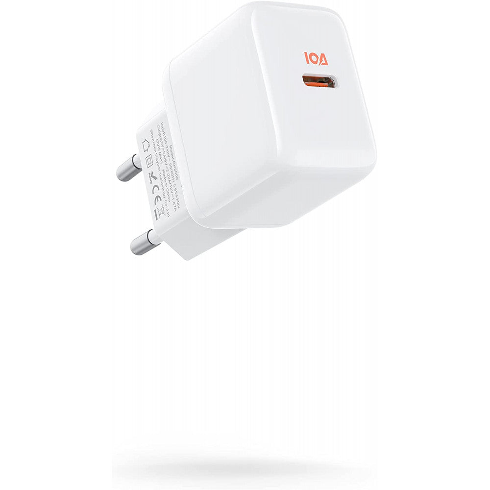 Carregador 20W Rápido PD 3.0 - USB Tipo C