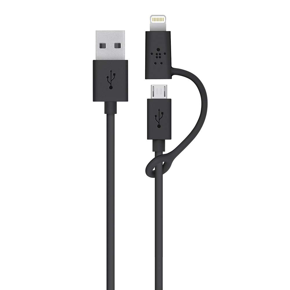 Cabo de Dados Micro USB / Lightning para USB 2 em 1 (1m)