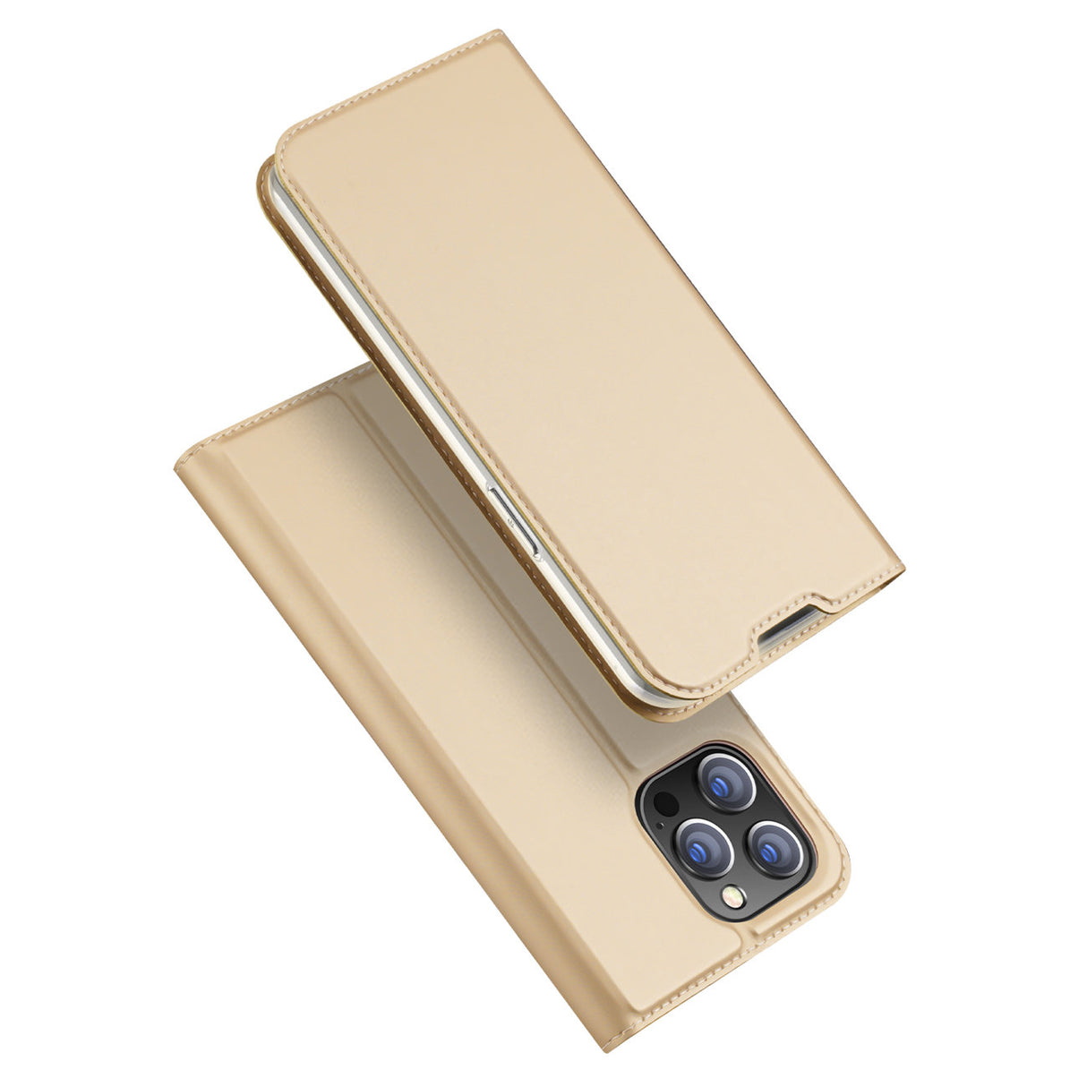 Dux Ducis Skin Pro Capa Flip Cover iPhone 14 PRO MAX Dourado