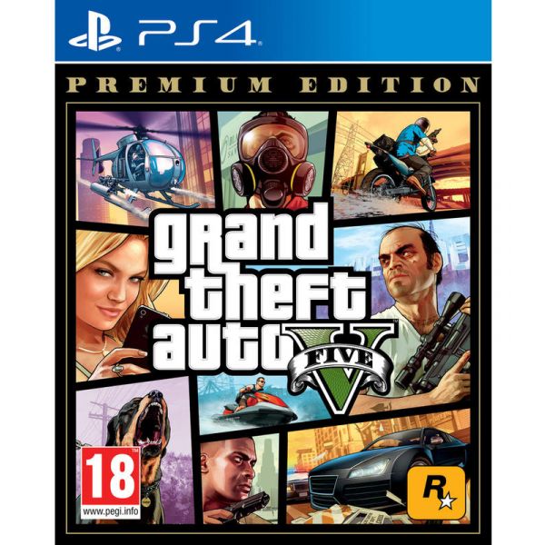 GTA 5 Grand Theft Auto V Premium Edition PS4