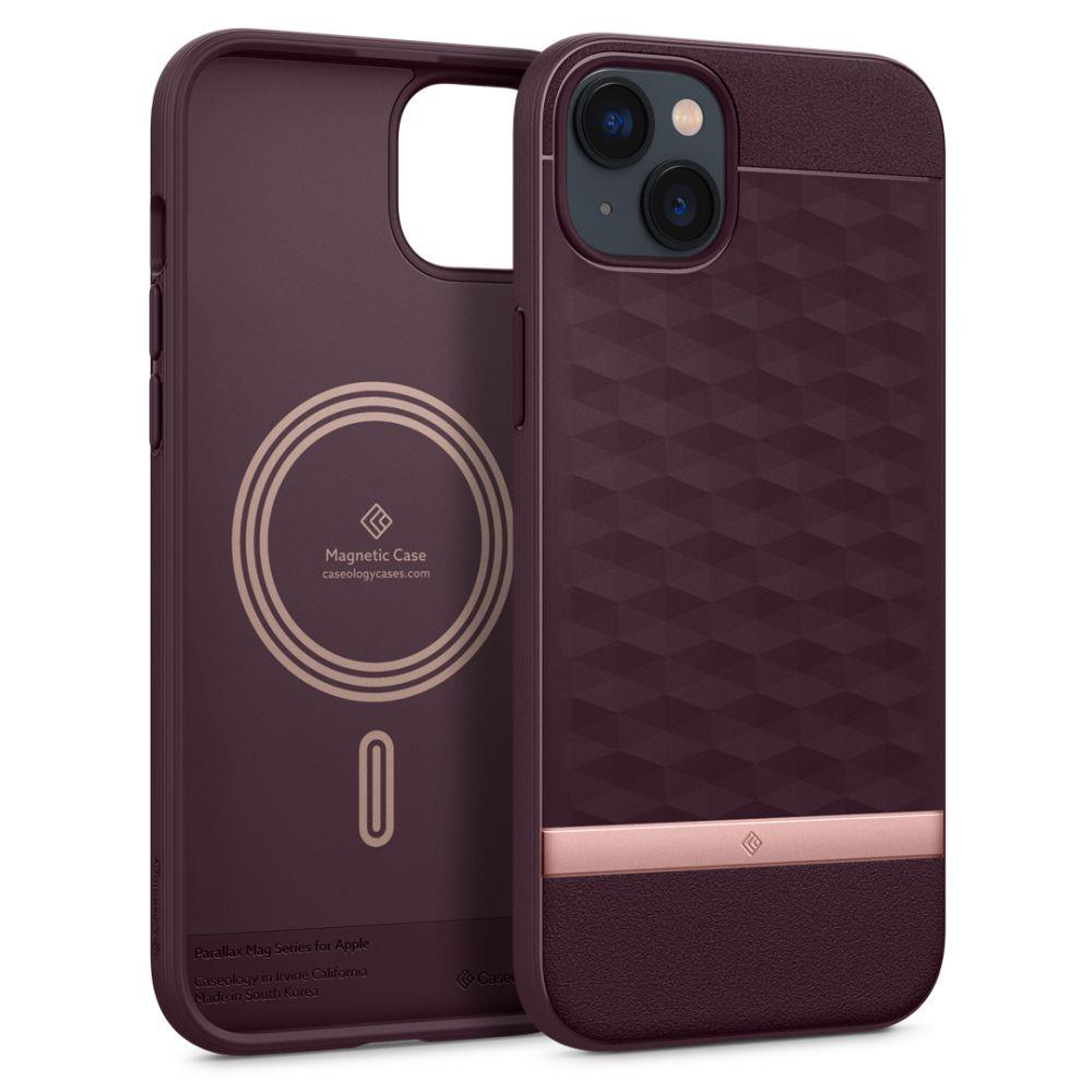 Caseology Capa com Magsafe iPhone 14 Borgonha