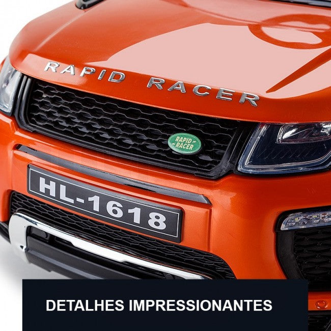 Carro Elétrico Ranger Rapid 12V Bateria c/ Comando Branco