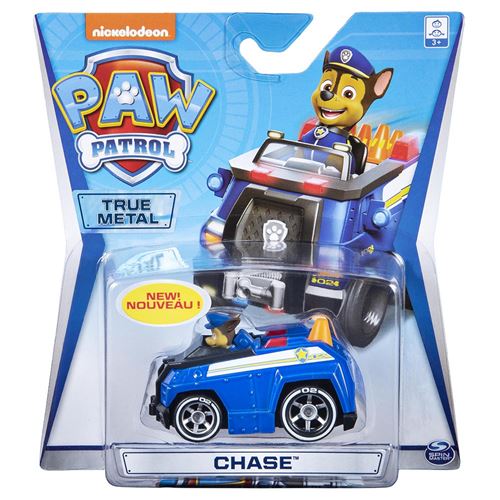 PAW PATROL - CHASE TRUE METAL Patrulha Pata