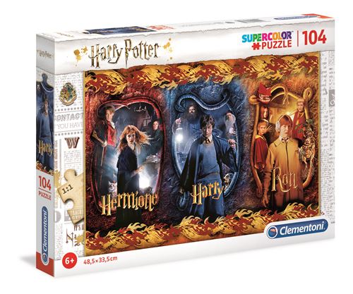 Puzzle Harry Potter, Ron e Herminione 104 Peças
