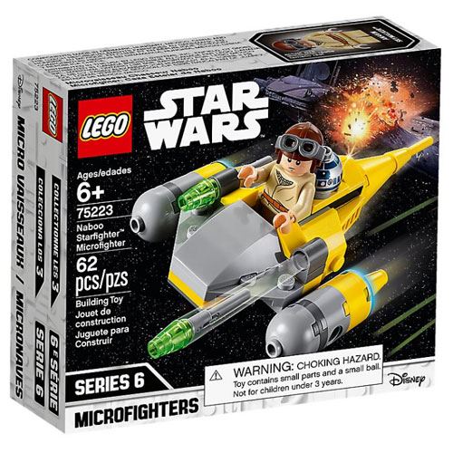 LEGO Star Wars: Naboo Starfighter Microfighter - 75223 (Idade mínima: 6 - 62 Peças)