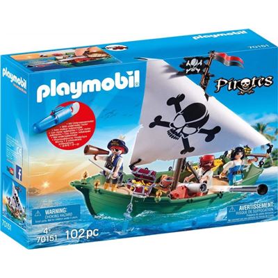 Playmobil 70151 Navio Pirata com Motor Subaquático