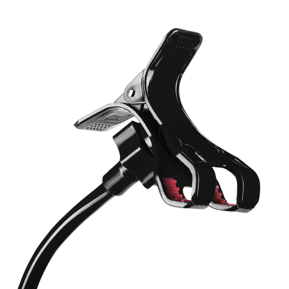 Porta-clipes universal para tubo preguiçoso para celular com braço longo flexível preto