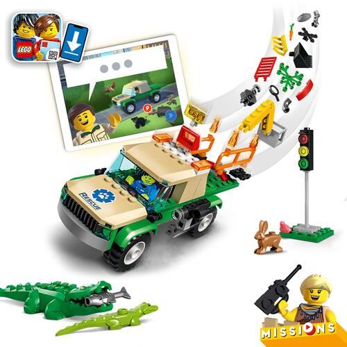 Lego City Missions 60353 - Missões de Resgate de Animais Selvagens