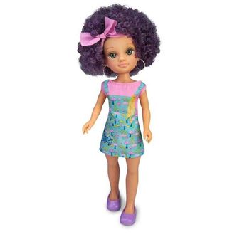 Boneca Famosa Nancy Curly Power Purple