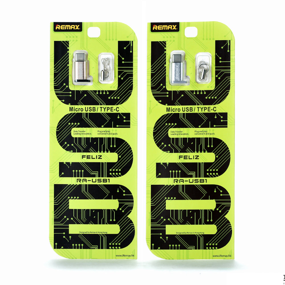 Adaptador micro USB para USB Tipo-C Remax ouro (RA-USB1 ouro)