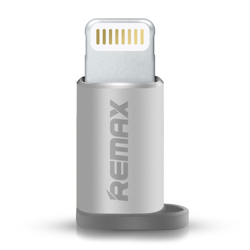 Adaptador micro USB para relâmpago Remax prata