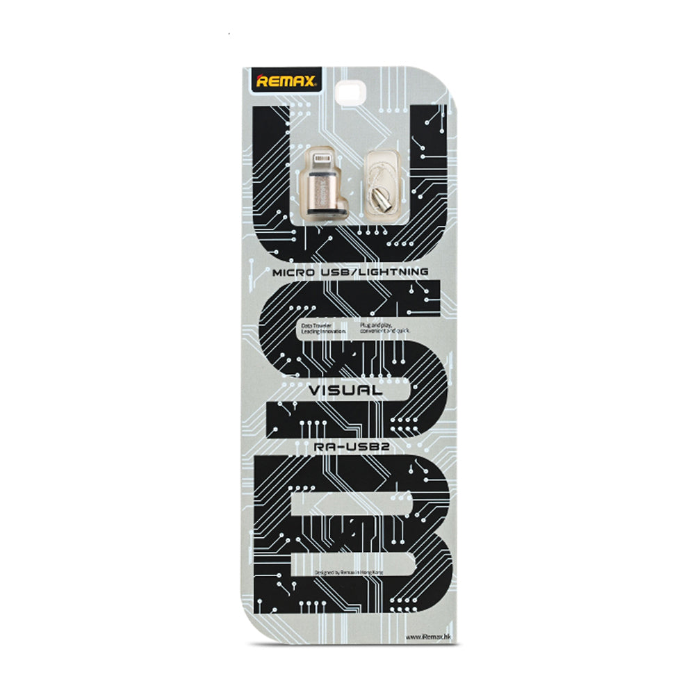 Adaptador micro USB para relâmpago Remax prata