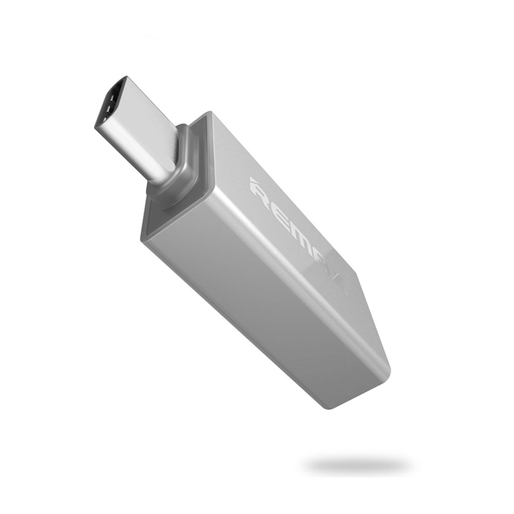 Adaptador host OTG USB 3.0 - USB Tipo-C Remax prata