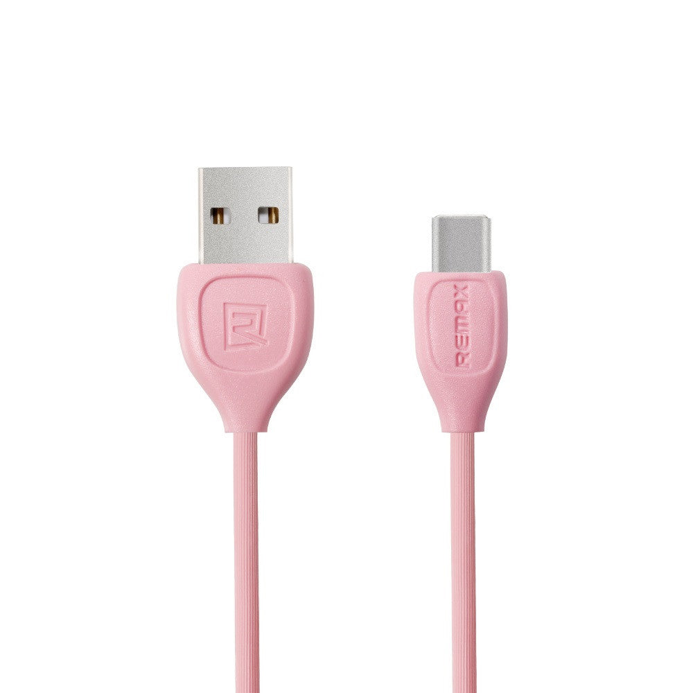 REMAX RC-050a Lesu cabo de dados USB Type-C 1m rosa