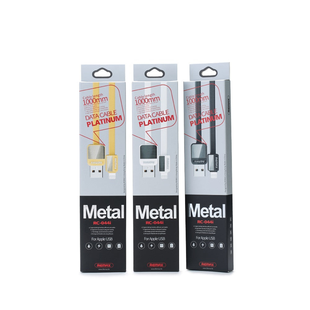 REMAX RC-044i Platinum cabo de dados USB Lightning 1m branco