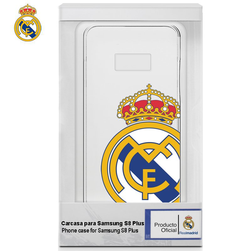 Capa Samsung G955 Galaxy S8 Plus Transparente Real Madrid