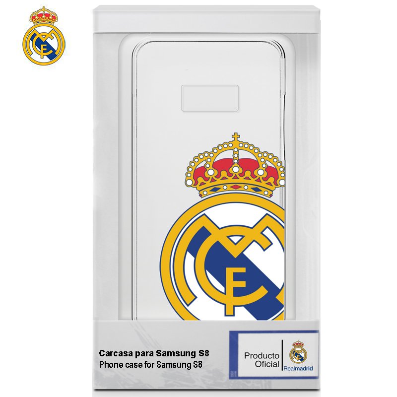 Capa Samsung G950 Galaxy S8 Case Transparente Real Madrid