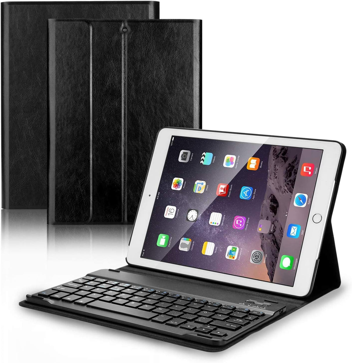 Capa Teclado Bluetooth para Ipad 9.7 2017 2018 Preto