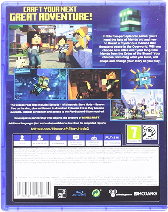 Minecraft Story Mode PS4