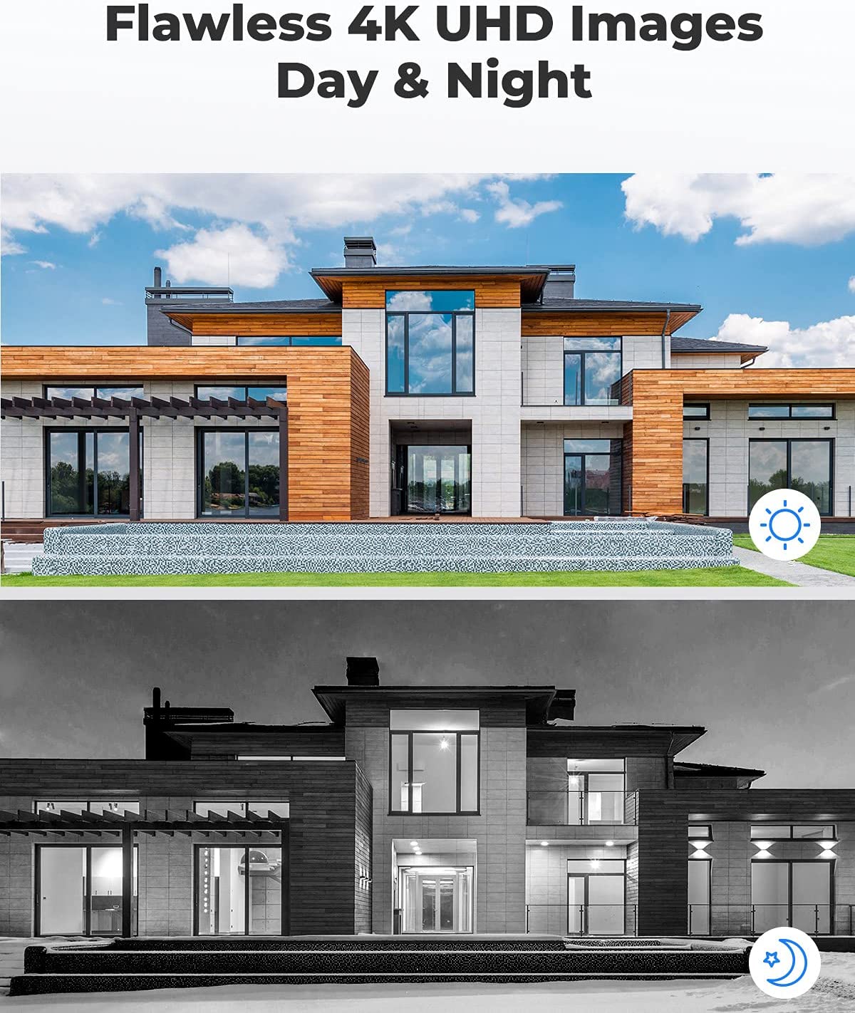 Reolink 4K Câmara IP PoE Exterior IK10 Zoom Ótico 5X