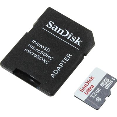 Micro SD Sandisk 32GB Ultra Android microSDHC 80MB/s Class 10 UHS-I