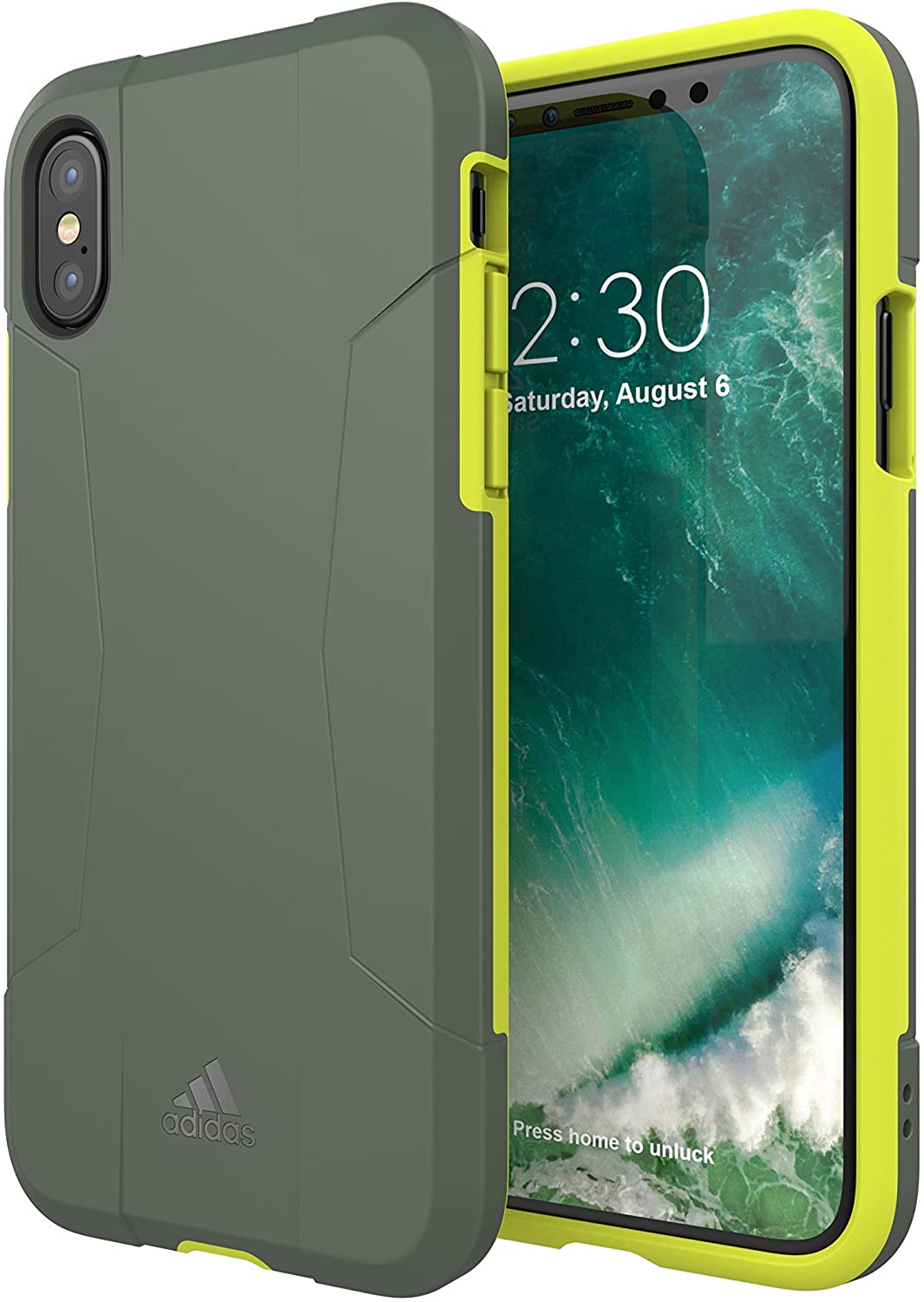 Adidas Capa iPhone X/Xs solar Amarelo